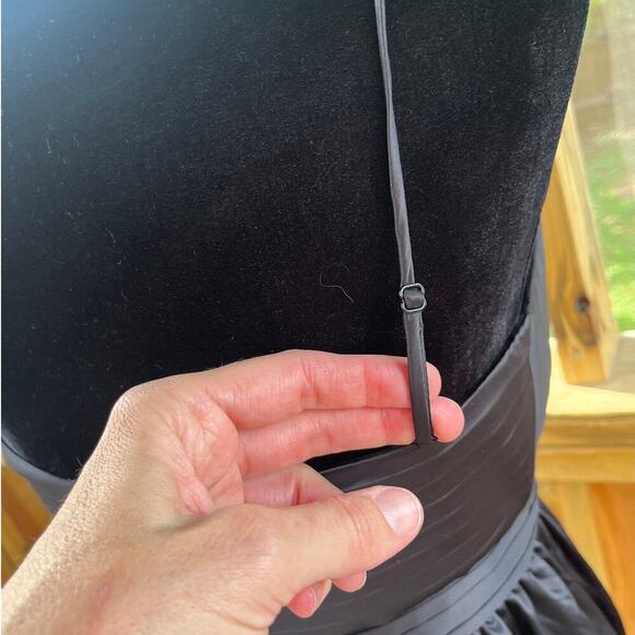 BCBGeneration Black Satin Mini Cocktail Dress Size 6. NEW - Picture 8 of 12